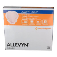 Allevyn Sacrum Wundverband Wundauflage 22 x 2cm  10...