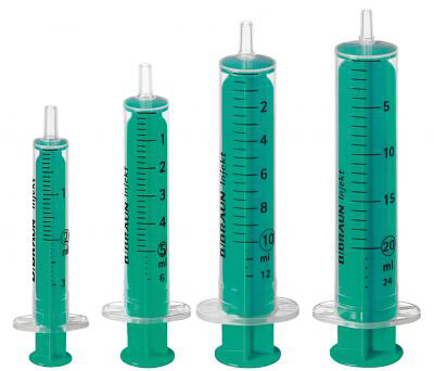 Injekt Solo Spritze 5ml, Luer-Ansatz, exzentrisch, PVC-frei (Karton a 100 Stück)