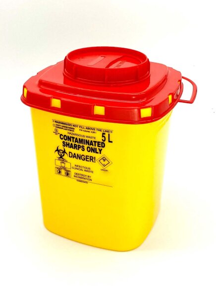Kanülen-Entsorgungsbox/Abwurfbehälter 5,2 L, R-Serie