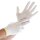 Baumwoll Trikothandschuh - Größe 8 (M) hochweiss-gebleicht!, (1 Paar)