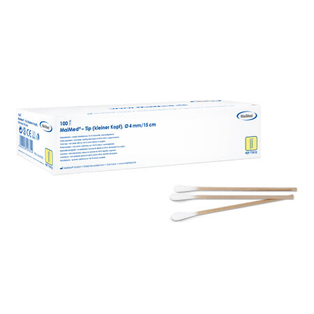 MaiMed® – Tip Wattestäbchen 15 cm lang, Ø 10 mm, 50 St. im Polybeutel!!