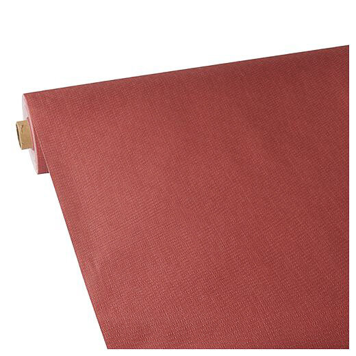 Tischdecke, stoffähnlich, Vlies "soft selection plus" 25 m x 1,18 m rot (1 Rolle)