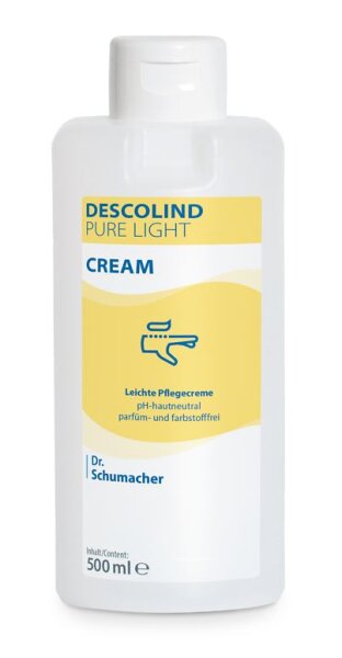 DESCOLIND Hautpflege PURE LIGHT CREAM O/W (500 ml Flasche)