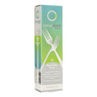 Circulware by Haval Gabeln (Mehrweg), PP, 19 cm, weiss,...