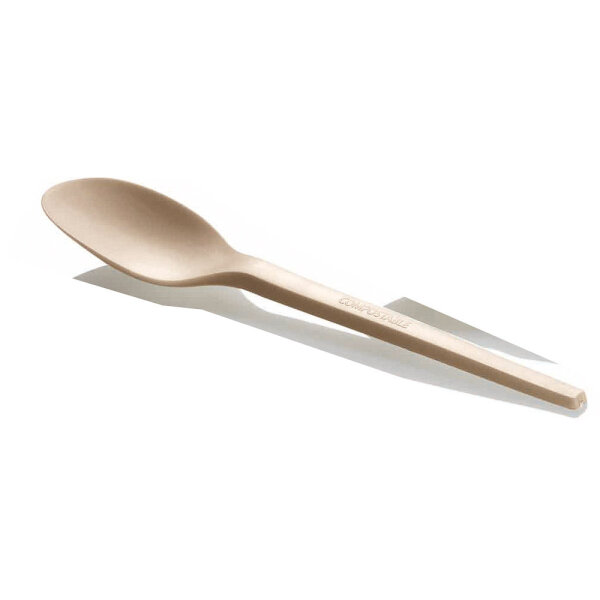 REUSEABLE Löffel 16,8 cm - CPLA - Natur-Weiß (Karton 1000 Löffel)
