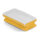 Bäderputzer 15 x7 x 4,5 cm  gelb/ weiß (10 Stück)
