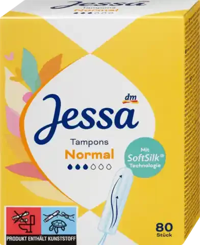Jessa Tampons normal, Pack a 80 Stück