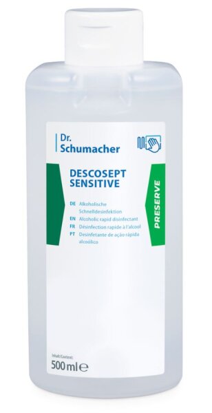 DESCOSEPT SENSITIVE, Alkoholisches Schnelldesinfektionsmittel verschiedene Variationen