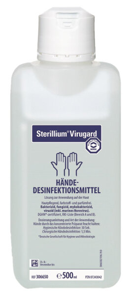 Sterillium Virugard Händedesinfektion in verschiedenen Flaschengrößen