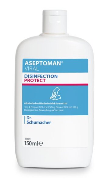 ASEPTOMAN® VIRAL, viruzid (RKI AB) Alkoholisches Händedesinfektionsmittel in verschiedenen Flaschengrößen