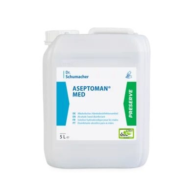 ASEPTOMAN® MED, viruzid plus, alkoholisches Händedesinfektionsmittel in verschiedenen Flaschengrößen