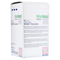 MaiMed Saugkompressen steril 10 x 10 cm, 60 Stück