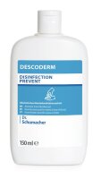 Descoderm, begrenzt viruzid, alkoholisches Hände- und Hautdesinfektionsmittel in verschiedenen Verpackungsgrößen