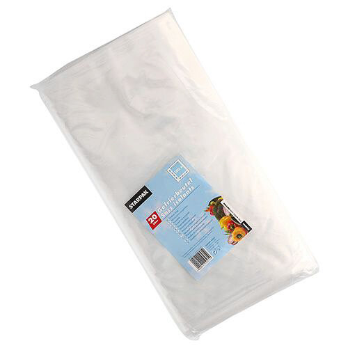 LDPE Beutel, Gefrierbeutel, 20 Liter 60 x 40 cm transparent