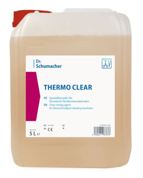 THERMO CLEAR Spezialklarspüler für thermische Steckbeckenautomaten (1 x 5 Liter Flachkanister)