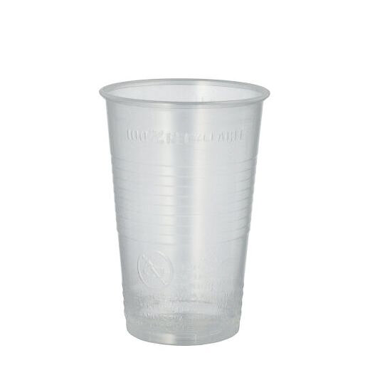 Starpak Plastikbecher (PP), 0,3 l Ø 7,8 cm, 11,3 cm transparent, 2500 Stück