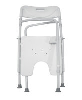 Duschstuhl/ Duschhocker DSF 130 mit Hygieneausschnitt /...