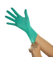 Quantus Medical Aloe Vera Nitrilhandschuh, Hewag Sonderposten Box a 100 Stück in verschiedenen Größen