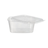 Verpackungsbecher mit Deckel, PP eckig, 250 ml...
