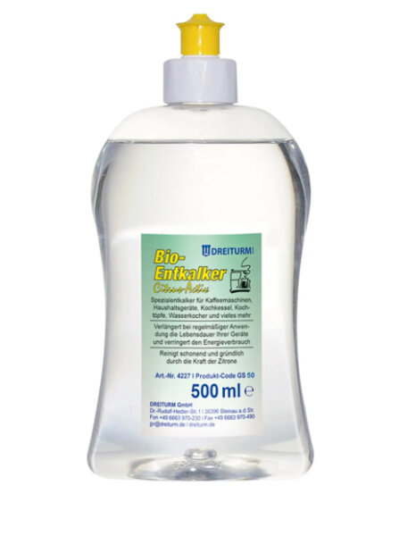 Bio Entkalker Dreiturm, 500ml Flasche