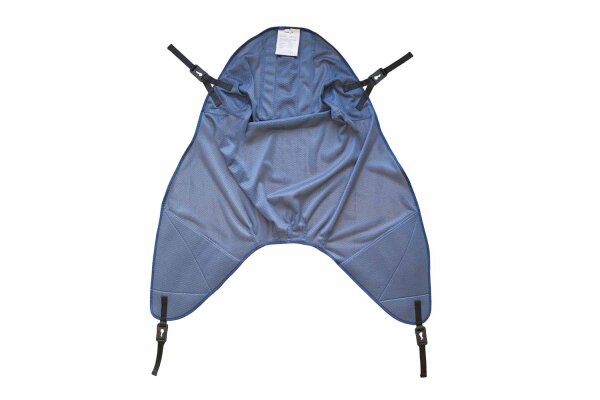 Standard-Badenetz-Klippgurt für Patientenlifter Carlo mit Vierpunktbügel verschiedene Größen BEKA Hospitec