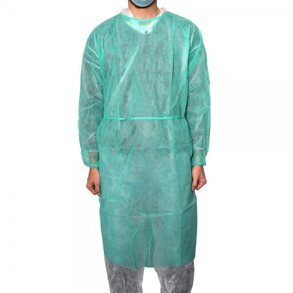 MaiMed® – Coat Protect Besucher - Kittel grün/blau 120 x 140 (10 St.)