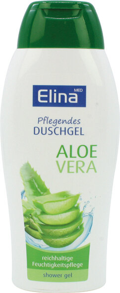 Elina Aloe Vera Duschgel I reichhaltige Feuchtigkeitspflege 250 ml Flasche