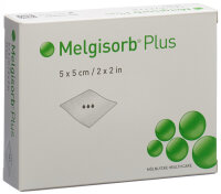 MELGISORB Plus Alginat Verband 5x5 cm steril (10St)