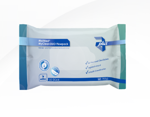 MaiMed MyClean DUO Hände- und Flächendesinfektionstücher (50Stk.)