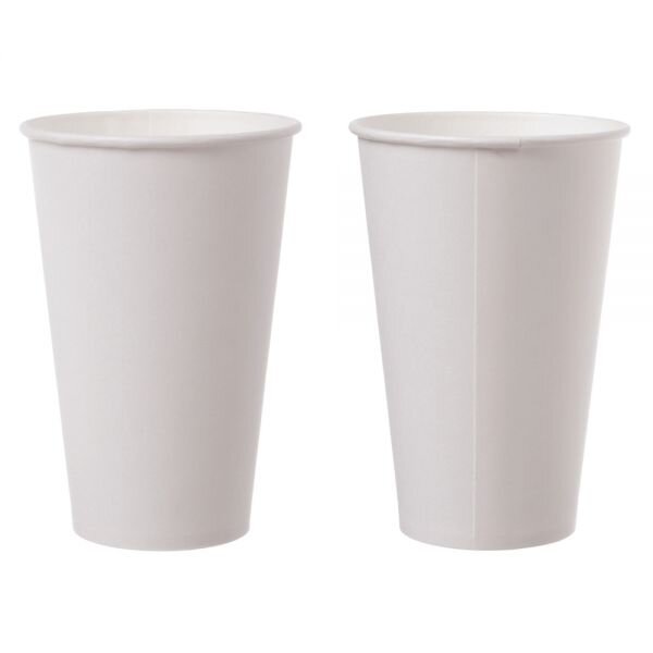 Trinkbecher - Ø 8 x 11,8 cm - 0,25l - Pappe - geeicht (100 Stück)