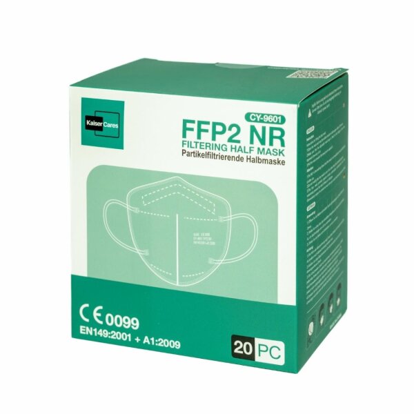 FFP2 Kaiser Cares I weiße Atemschutzmaske | 20 Stück