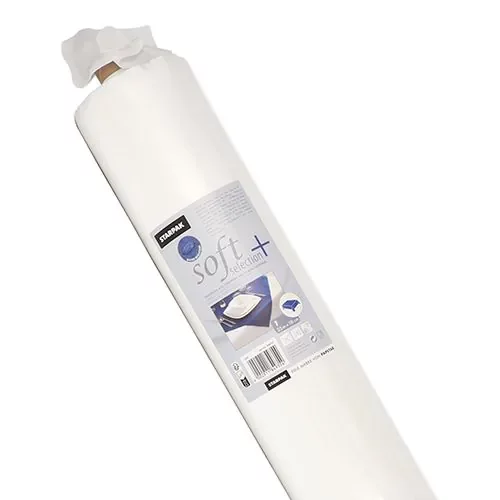 Tischdecke, stoffähnlich, Vlies "soft selection plus" 25 m x 1,18 m weiß (1 Rolle)