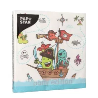 Servietten Pirate Crew 33 x 33 cm 3-lagig 1/4 Falz | 10...
