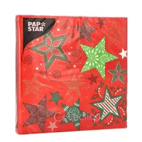 Servietten Heavenly Stars 33 x 33 cm 3-lagig 1/4 Falz |...