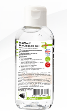 MaiMed Händedesinfektionsgel MyClean HB Gel (100 ml Flasche)
