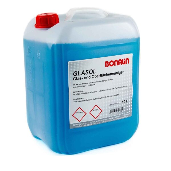 Bonalin Glasreiniger Glasol, 10 Liter Kanister
