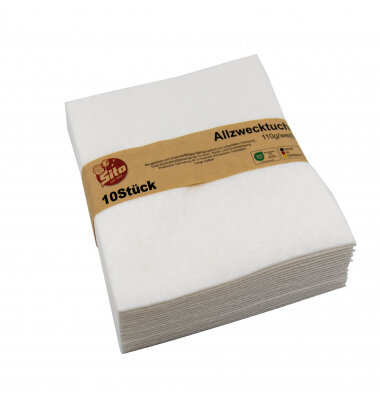 Allzweck Vliestuch 38 x 40 cm 110g in verschiedenen Farben | 10 Stück