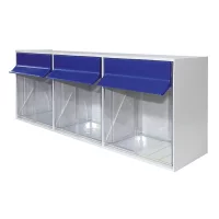 Spritzen- und Kanülenspender mit 3 Fächer