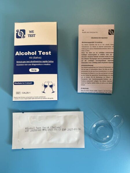 Alkoholtest Speichel Alkoholtest | 1 Testkassette