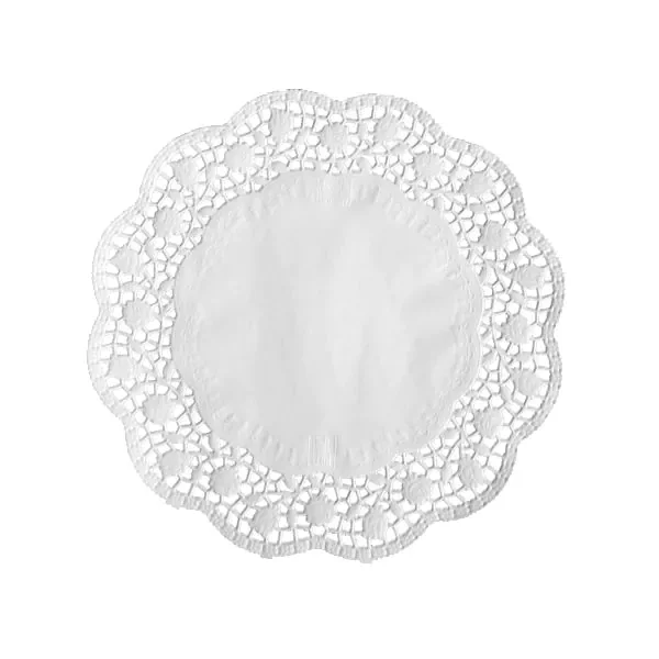 Tortenspitzen rund Ø 32 cm weiss (100 Stück)