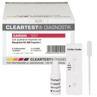 Cardio Herzmarker Schnelltest Myoglobin CK-MB Troponin 5er Set