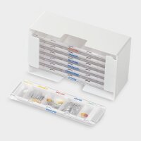 melipul Medikamenten-Dosierer XL-5 für 1 Woche mit 7...