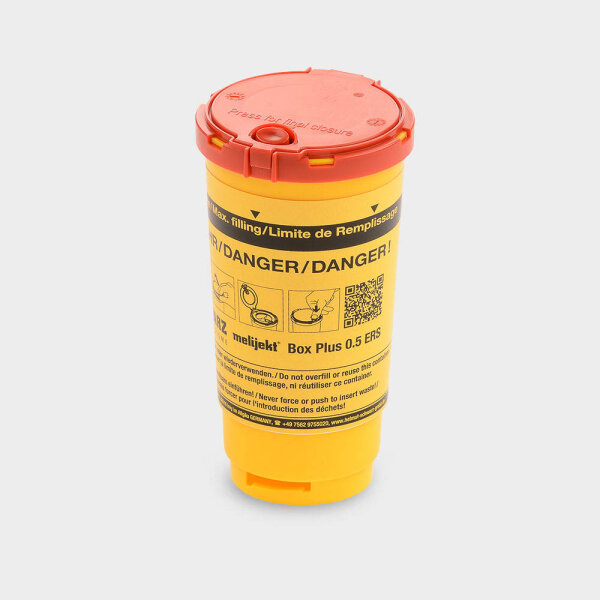 melijekt Box Plus Kanülen-Entsorgungsbox/Abwurfbehälter 0,5 L  (Stück)