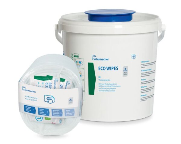 ECO WIPES Mehrweg-Vliestuchspendersystem 5 - 6 L Eimer (6 Stück)