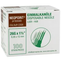 Neopoint Insulin Kanülen 26G 12 mm steril 100...