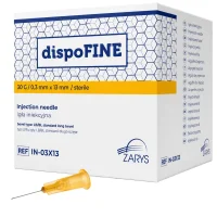 dispoFINE Injektionsnadel steril 30G 0,3x13mm gelb, 100...
