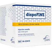 dispoFINE Injektionsnadel steril 30G 0,3x13mm gelb, 100 Stück