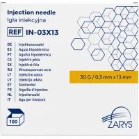 dispoFINE Injektionsnadel steril 30G 0,3x13mm gelb, 100 Stück