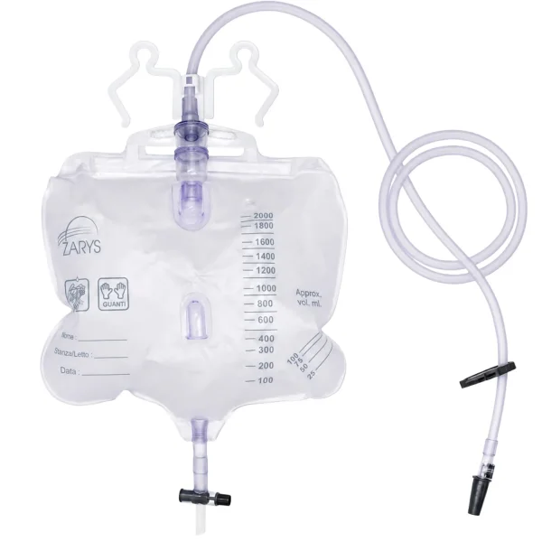 Steriler Urinbeutel mit Probenentnahmeport 2000ml