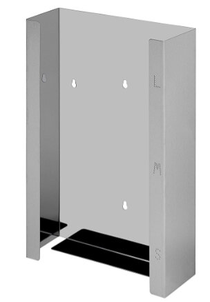 Wandhalterung für Handschuhboxen Trio Edelstahl (3 Boxen)
